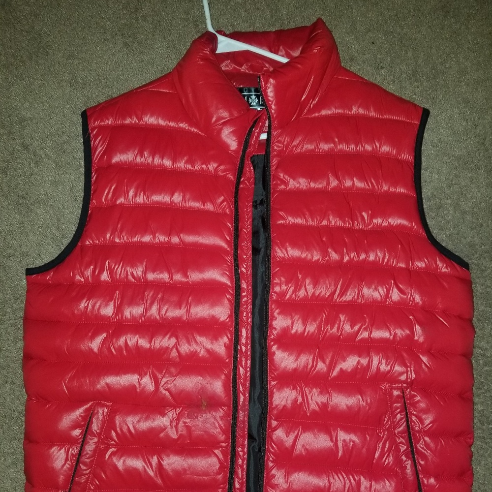 COPY - Red puffer vest